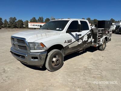 2018 Ram 3500 4x4 Crew Cab Utility Truck