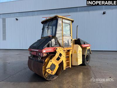 1999 Dynapac CC222C Compacteur Vibrant Tandem Double Drum Roller (Inoperable)