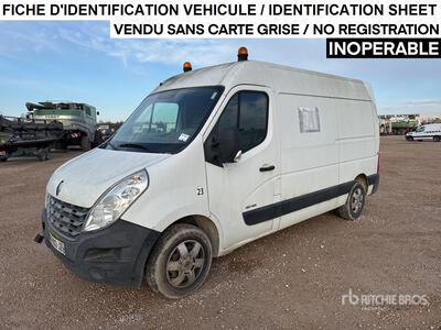 2011 Renault Master dCi125 Vehicule Utilitaire Furgone cargo (Inoperable)