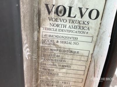 2016 Volvo VNM T/A Day Cab Truck Tractor