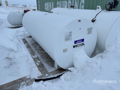 2011 Westeel 1000 gal Steel Diesel Fuel Tank
