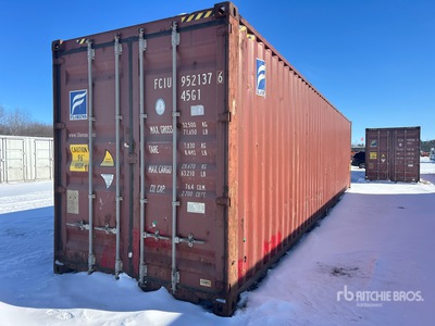 2012 40 ft High Cube Storage Container