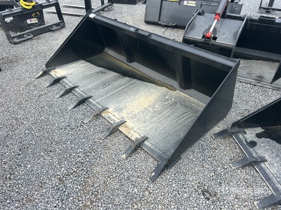 All-Star 84 in High Capacity Skid Steer Bucket (Unused)