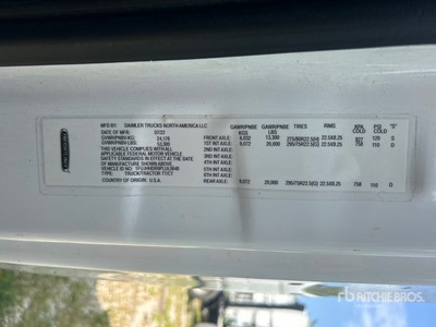 2023 Freightliner Cascadia 126 6x4 T/A Sleeper Truck Tractor