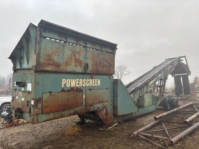 1994 Powerscreen Commander Turbo 6 Portable Incline Screen Plant 1994 Powerscreen Commander Turbo 6 Portable Incline Screen Plant