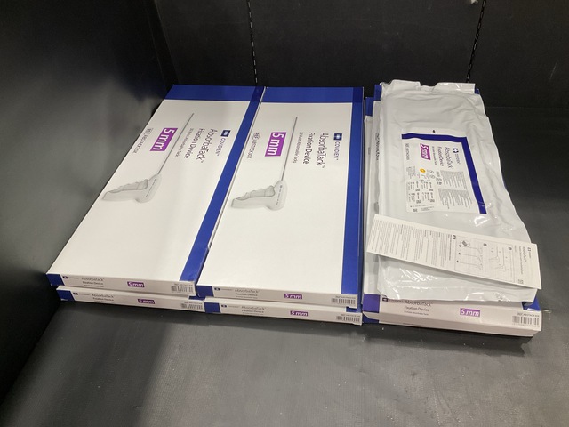 Box of Covidien ABSTACK30X AbsorbaTack Fixation Devices