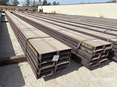 Quantity of (2) Bundles Of 8 in. x 11.5 A36/A572-50 40 ft Channel