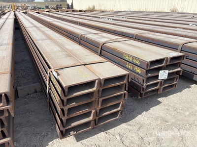 Quantity of (2) Bundles Of 8 in. x 11.5 A36/A572-50 40 ft Channel