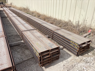 Quantity of (3) Bundles Of 8 in. x 11.5 A36/A572-50 40 ft Channel