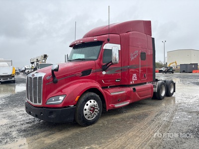 2015 Peterbilt 579 6x4 Cabeza Tractora Cabina Dormitorio