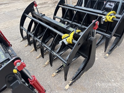 All-Star 72 in E-Series Skid Steer Root Rake (Unused)