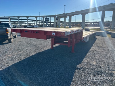 2012 Fontaine 53 ft T/A Single Drop Rimorchio a pianale