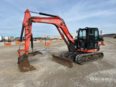 2018 Kubota KX080-4SR3A حفارة بجنزير
