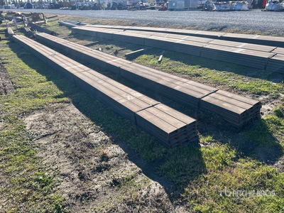 Quantity of (2) Bundles of 6in. x 8.2 A36/A572-50 40ft Channels