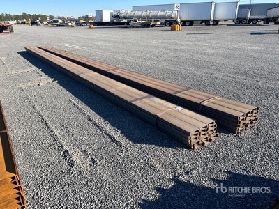 Quantity of (2) Bundles of 6in. x 8.2 A36/A572-50 40ft Channels