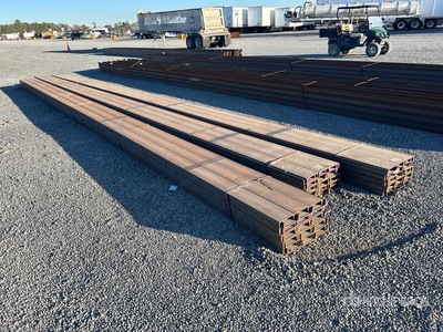 Quantity of (3) Bundles of 6 in 13.0 A36/A572-50 40 ft Divers - Industriel