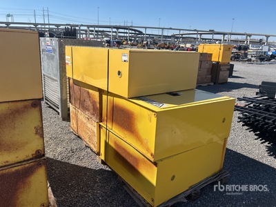 Quantity of (5) Justrite Flammable Materials Storage Cabinets
