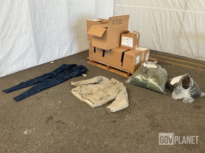 (80) Clothing Bags, (10) Insect Nets, (4) Parkas& Assorted Items