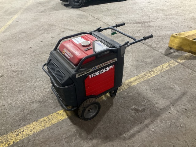 2019 Honda EU7000IS 7.0 kVA Mobile Generator Set