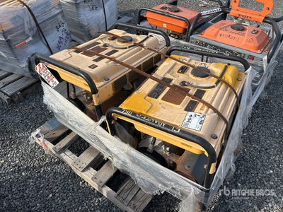 Quantity of (2) Dewalt DXGNR6500 6500 Watt Portable Generator Set (Inoperable)