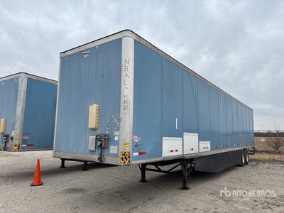 2015 Wabash DVCVHPC 53 ft x 102 in T/A Van Trailer