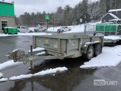 2013 Felling 12 ft T/A T/A Dump Utility Trailer