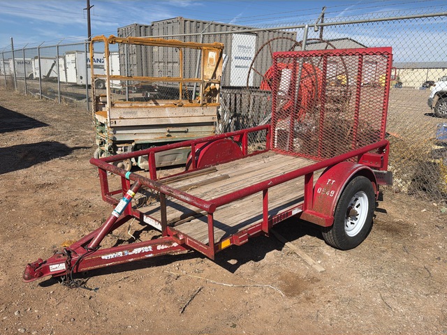 2015 Texas Brag 8 ft S/A Utility Trailer