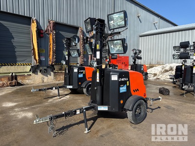 2019 Doosan LCV6WKU8-60HZ-T4F 6 kVA Light Tower