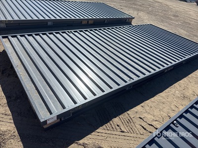 2023 Storage-Tech M-Series-End Double Door-RAL 7015 16 ft x 7 ft Foldable Storage Container (Unused)