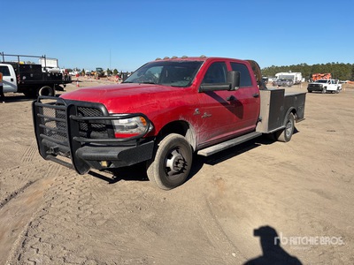2016 Ram 3500 4x4 Crew Cab Flatbed Truck