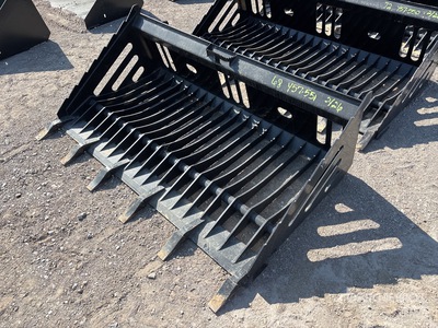 All-Star 68 in Rock w/Teeth Skid Steer Bucket (Unused)