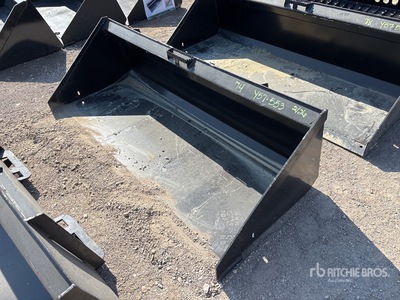 All-Star 74 in Low Profile Skid Steer Bucket (Unused)