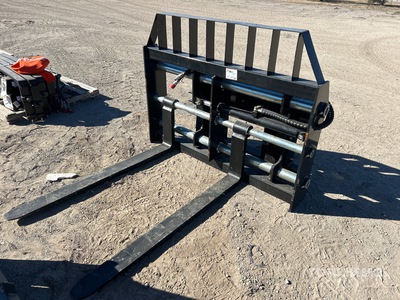 AGT 60 in Hydraulic Side Shift Skid Steer Forks (Unused)