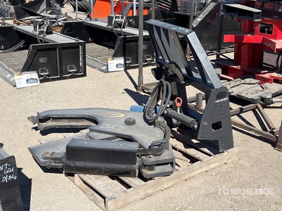 Quick Attach 12 Inch Capable Rotating Skid Steer Tree Shear