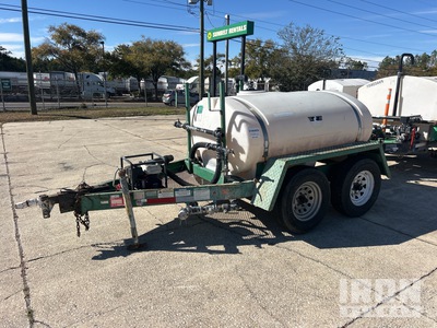 2018 WYLIE MFG EXP500LSG 500 gal T/A Water Tank Trailer
