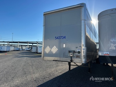 2018 Wabash DVHDHPC 53 ft x 102 in T/A Van Trailer