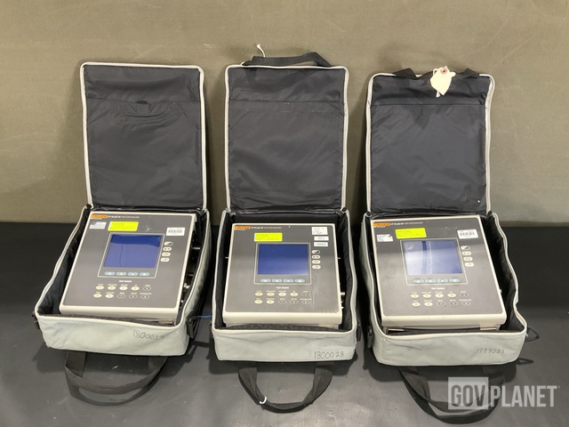 (3) Fluke Biomedical VT Plus HF Gas Flow Analyzers