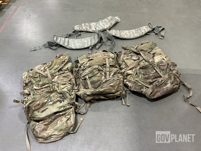 (21) Field Packs & (110) Molded Waist Belts