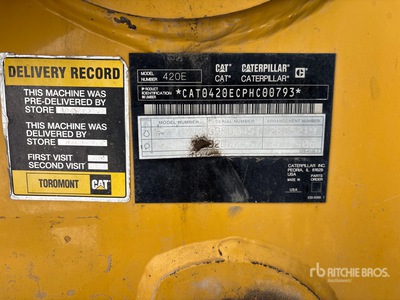 2010 Cat 420E IT 4x4 Chargeuse-pelleteuse