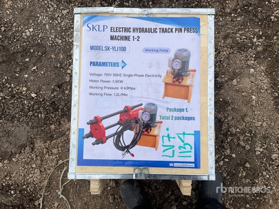 2025 SKLP SK-YLJ100 Electric Hydraulic Track Pin Press Machine