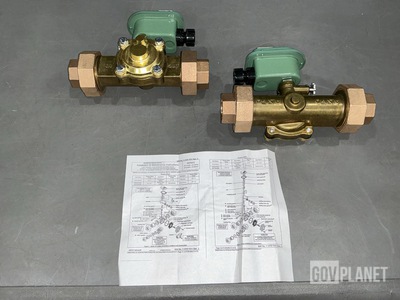 (2) Asco AV174360-17 Solenoid Valves