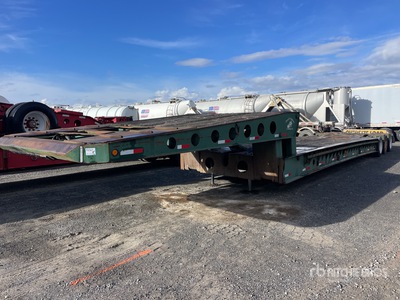 1985 Twamco 53 ft Tri/A Hydraulic Folding Neck Trailer