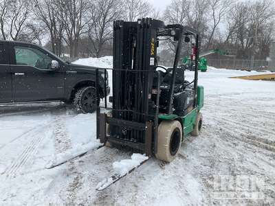 2018 Yale GTP060MX 4350 lb Pneumatic Tire Forklift