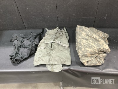 (5) Bivy Covers, (66) Stuff Sacks, (6) Sleeping Bags & Assorted Items