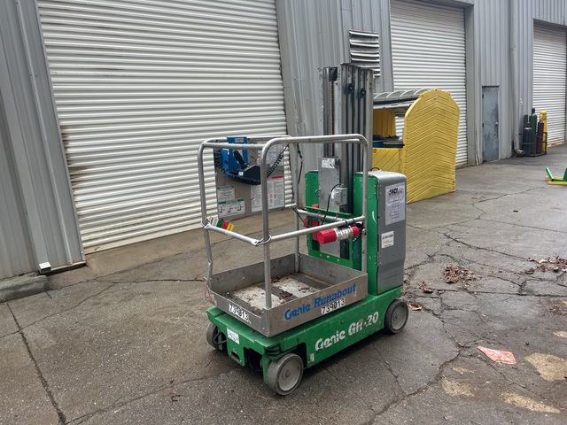 2015 Genie GR-20 Electric Vertical Mast Lift