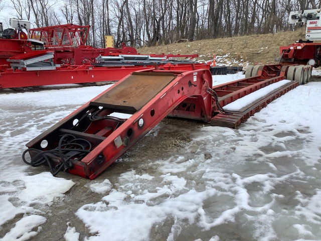 2005 Fontaine Tri/A Removable Gooseneck Lowboy Trailer