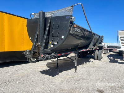 2019 Ranco 34 ft T/A Frameless End Dump Trailer
