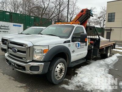 2014 Palfinger PK6501 A 3550 lb Knuckle Boom on 2015 Ford F550 XL 4x4 Camión Grúa