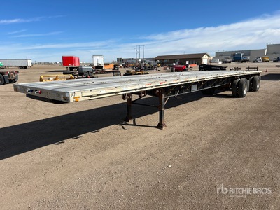 1994 Transcraft 48 ft T/A Spread Axle Flatbed Trailer