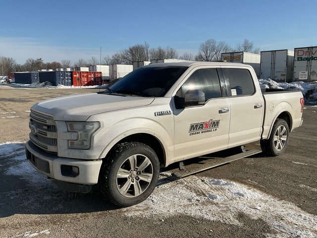 2015 Ford F-150 Platinum 4x4 Crew Cab Pickup